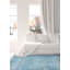 Tapis transitionnel de couleur bleu clair 5 pi 2 po x 9 pi 1 po