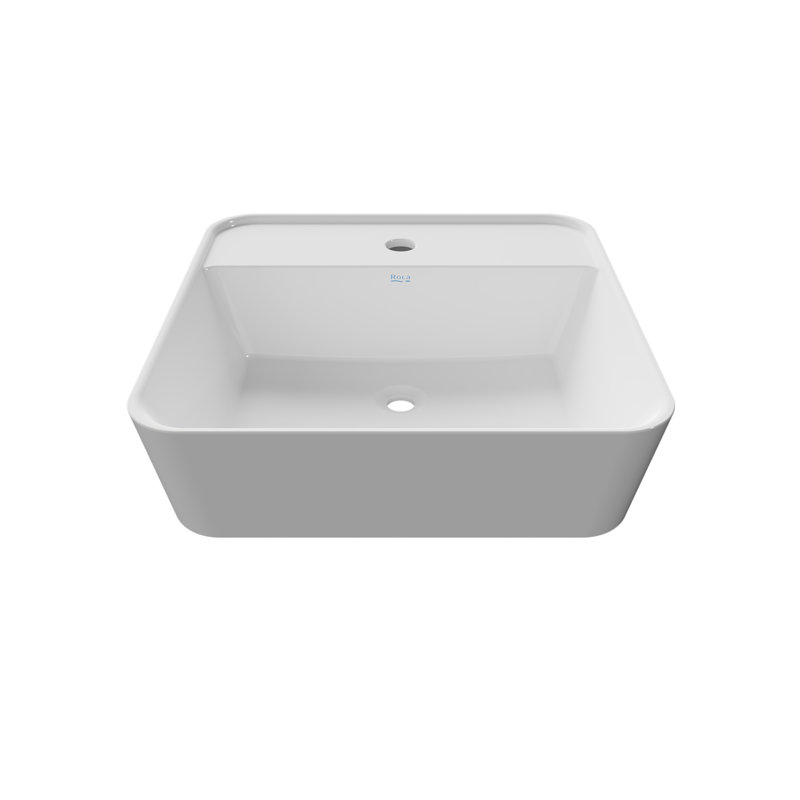 Cheviot Products 16.5'' White Vitreous China Square Bathroom Sink