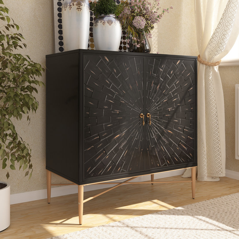 Lometa Accent Cabinet, Black