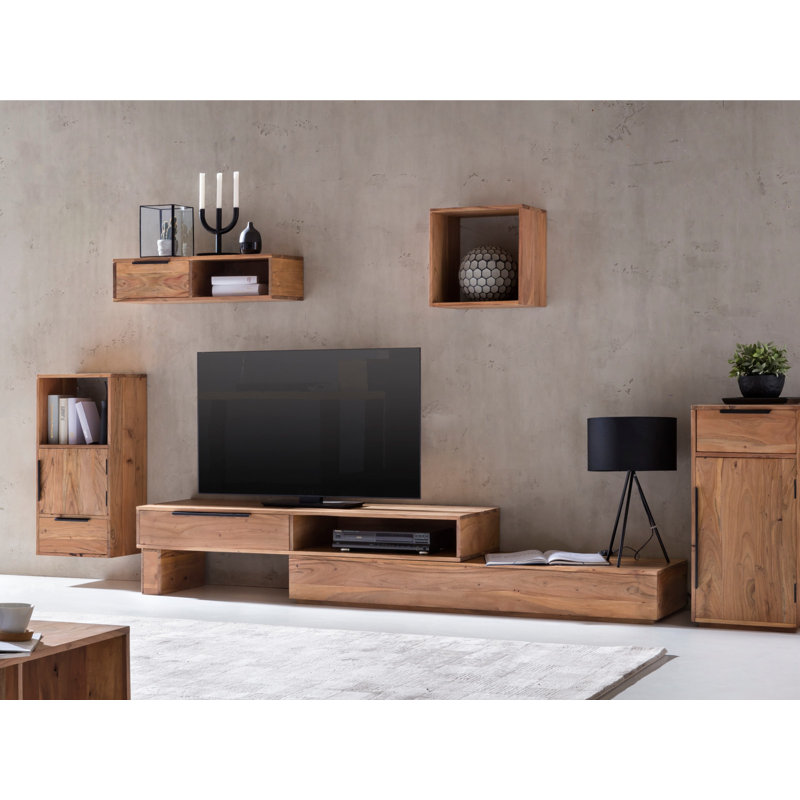 Jordyn Acacia Solid Wood Floating Shelf