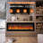 60" Wall-Mounted Smart Electric Fireplace with WiFi, 1500W Heater, 3D Flame & Alexa Control, Adjustable Flame & Light Modes