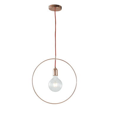 Muniz 1 - Light Rose Gold Unique/Statement Pendant