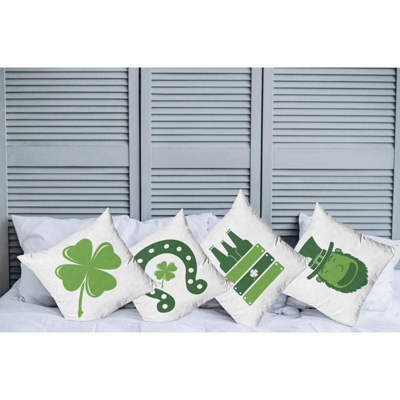 Ensemble de housse de coussin 4 pièces Irish Holiday, 16" x 16"