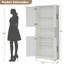 70 po de hauteur, garde-manger autoportant, 4 portes et tablettes réglables-1321514589