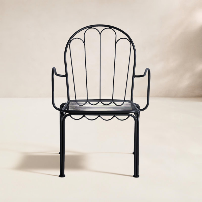 The Alfresco Dining Chair in Antique White, Vintage Black