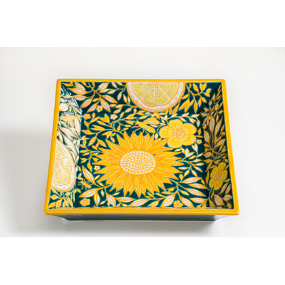 Lemon Insect Handmade Earthenware Decorative Bowl