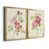 Toile avec cadre or