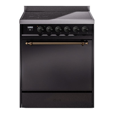 Cuisinière à induction 30 pouces avec 4 plaques à induction ILVE Nostalgie II Series