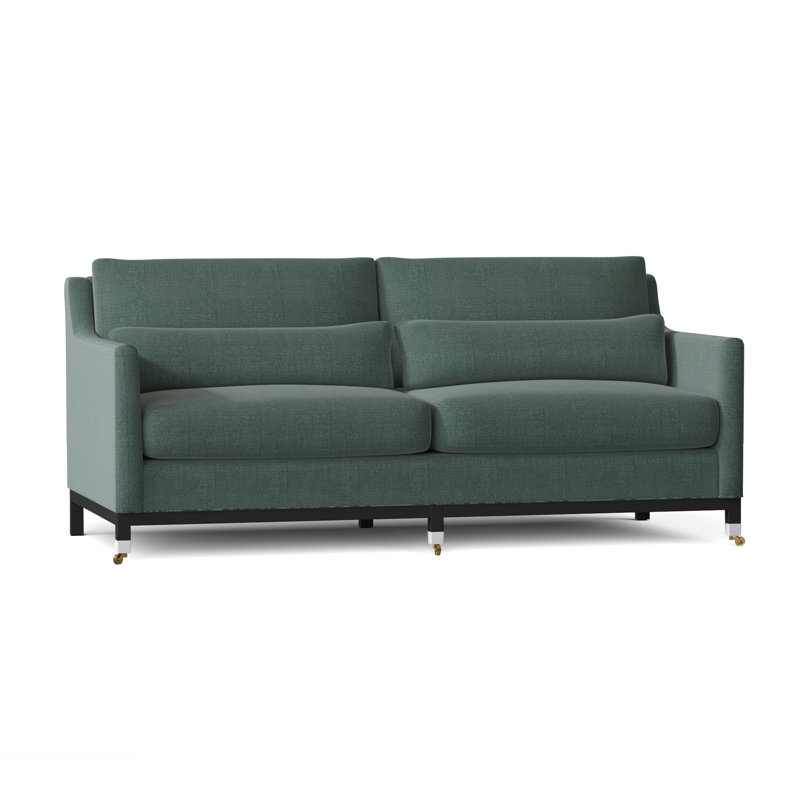 Chelsea Linen Sofa, 72" W, Buhrmaster Lapis