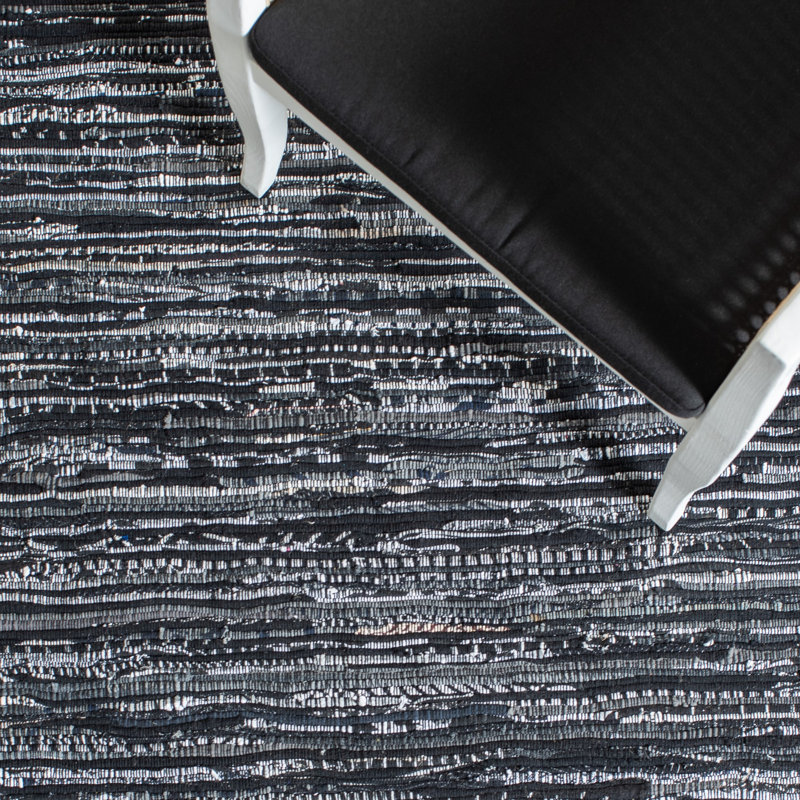 Tapis en coton tissé à la main Rag, Rectangle 2 pi x 3 pi