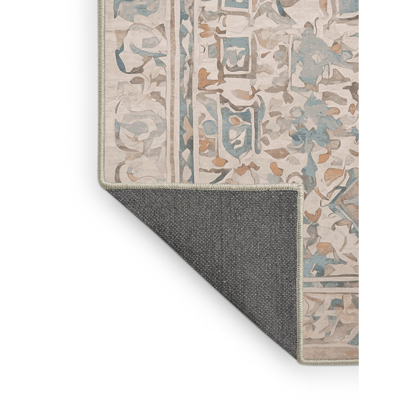 Tapis beige soyeux et moelleux, Rectangle 8 pi x 10 pi