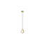 Suspension DEL Halo 8 po (20 cm), 27/30/35/40/50 K, laiton antique clair, réf. 6222763DC03745F493E60915A2C5C754-915741959