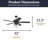 Glenmont  52" Indoor Matte Black Ceiling Fan With Light & Pull Chain