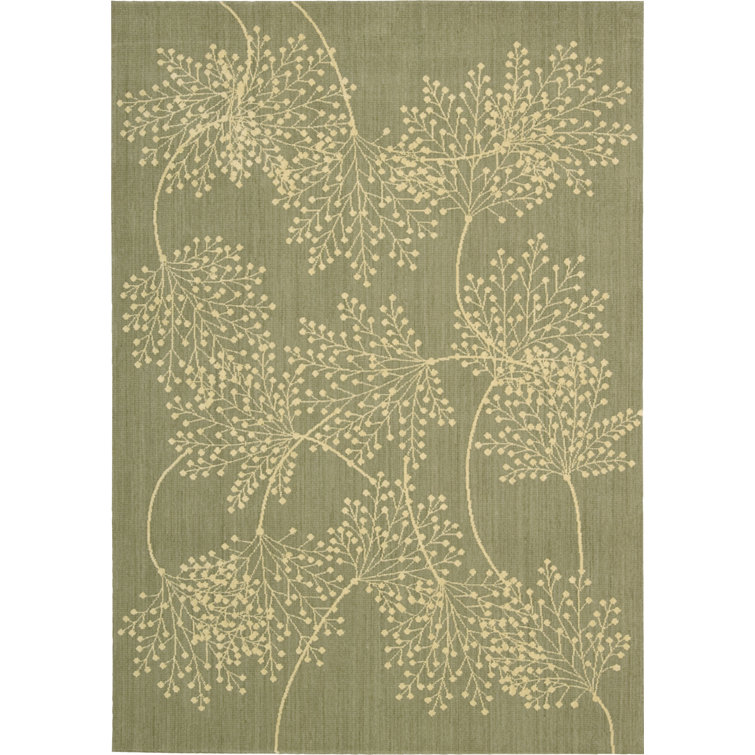 Hartville Viscose Floral Indoor Rug