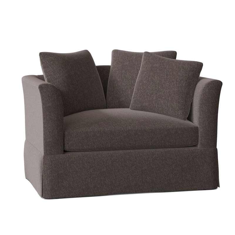 Fauteuil Charlene, Sable Boulderdash, Gris anthracite Crafty