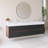 72" Wall-Mounted  Bathroom Vanity With White Solid Surface Basin-953698305