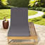 Méridiennes de patio réglables, chaise longue moderne en bois d'acacia