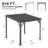 Patio Gazebo Lean to Wall Mounted Pergola with Sloping Galvanized Steel Roof-113196380-119304845