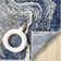 Marble Abstract Blue/Gold Area Rug