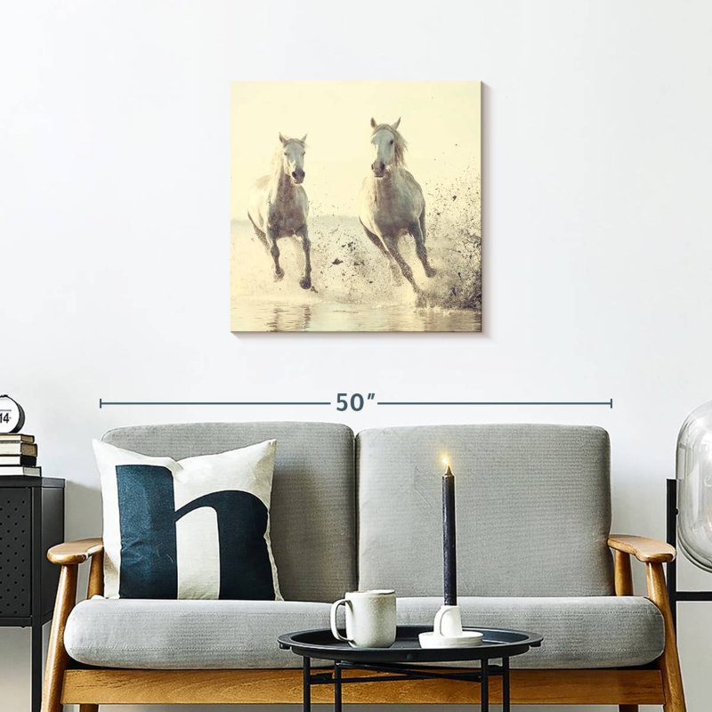Brampt, chevaux français blancs