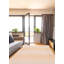 Tapis beige en soie ombre 9 pi x 12 pi 4 po