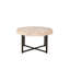 Table basse octogonale avec fonction d'épissage rétro, table en bois de 30 po, pieds en métal croisés, trois options de couleurs offertes, détails de conception offerts