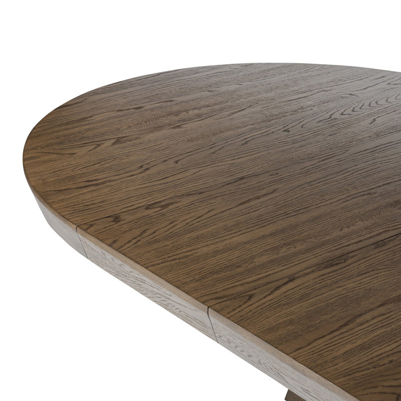 Olaf Round Extension Dining Table-Fawn Oak Veneer
