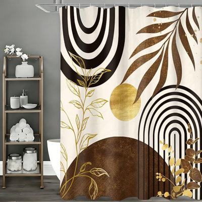 Boho Shower Curtains with Hooks Included
