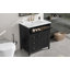 Meuble-lavabo noir 30 po avec lavabo-1743967642