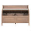 Banc de rangement multifonctionnel en bois massif avec charnière de sécurité-510836185