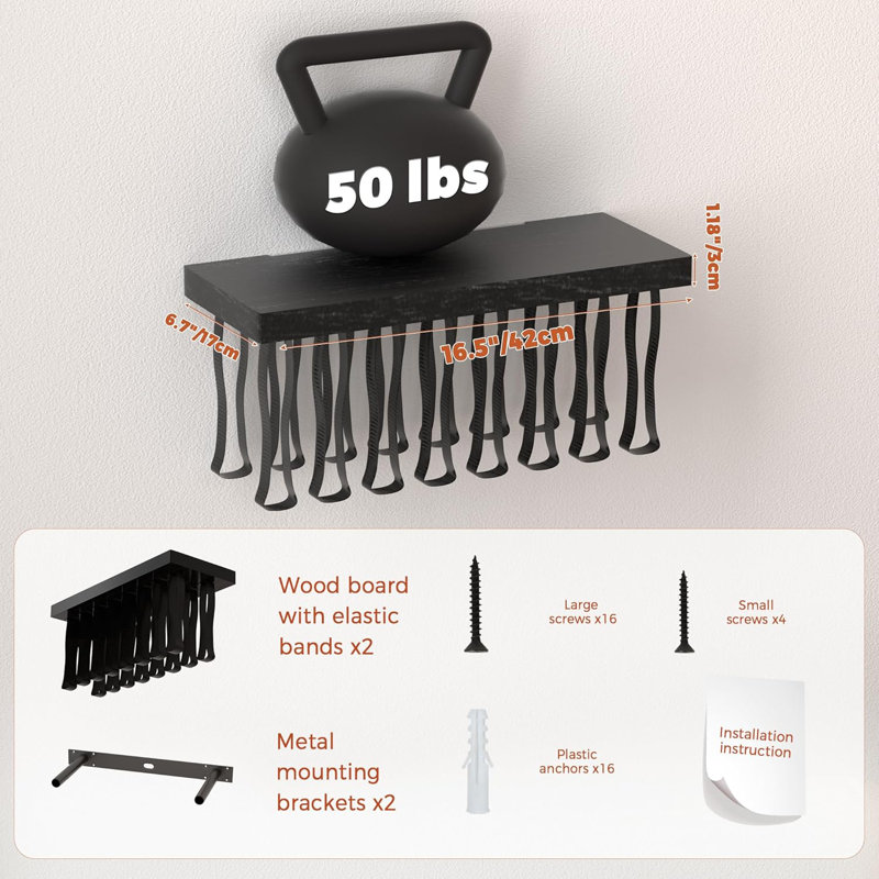 Hanging Floating Bookshelf