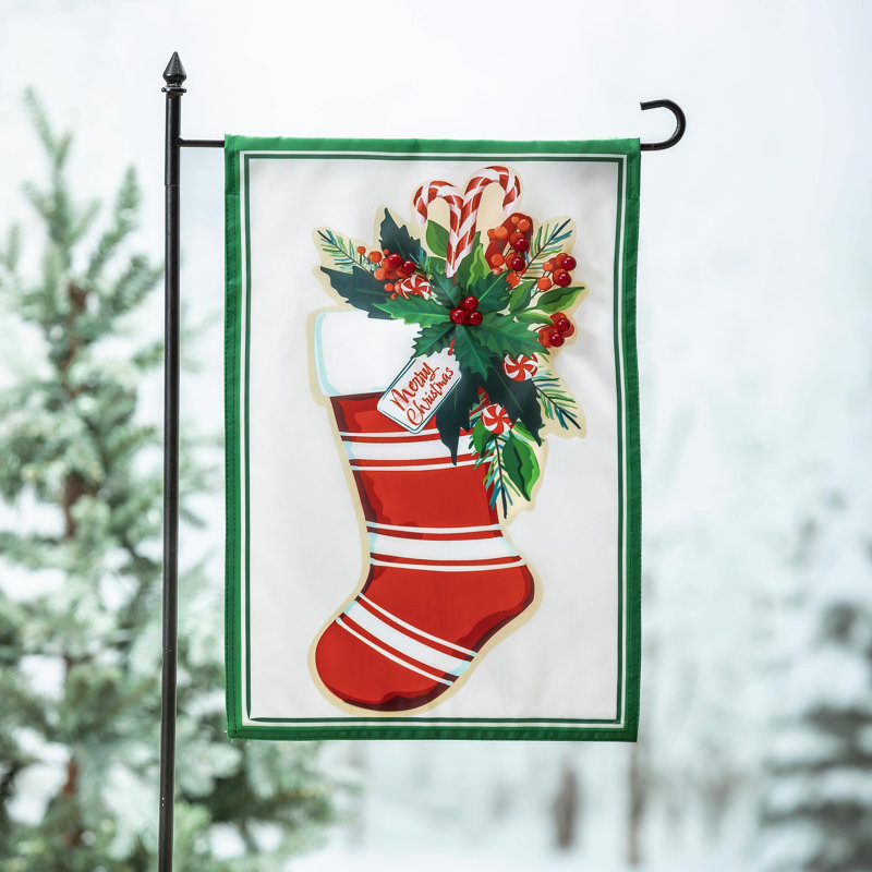 Drapeau de jardin Merry Christmas