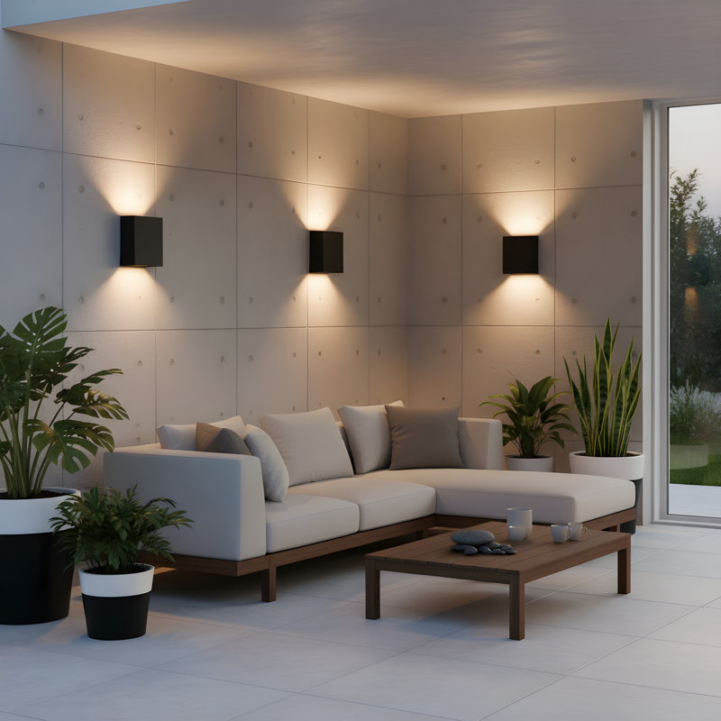 Kakudo Medium LED Wall Lantern from Visual Comfort Studio, 7.5" H x 5" W x 3.5" D