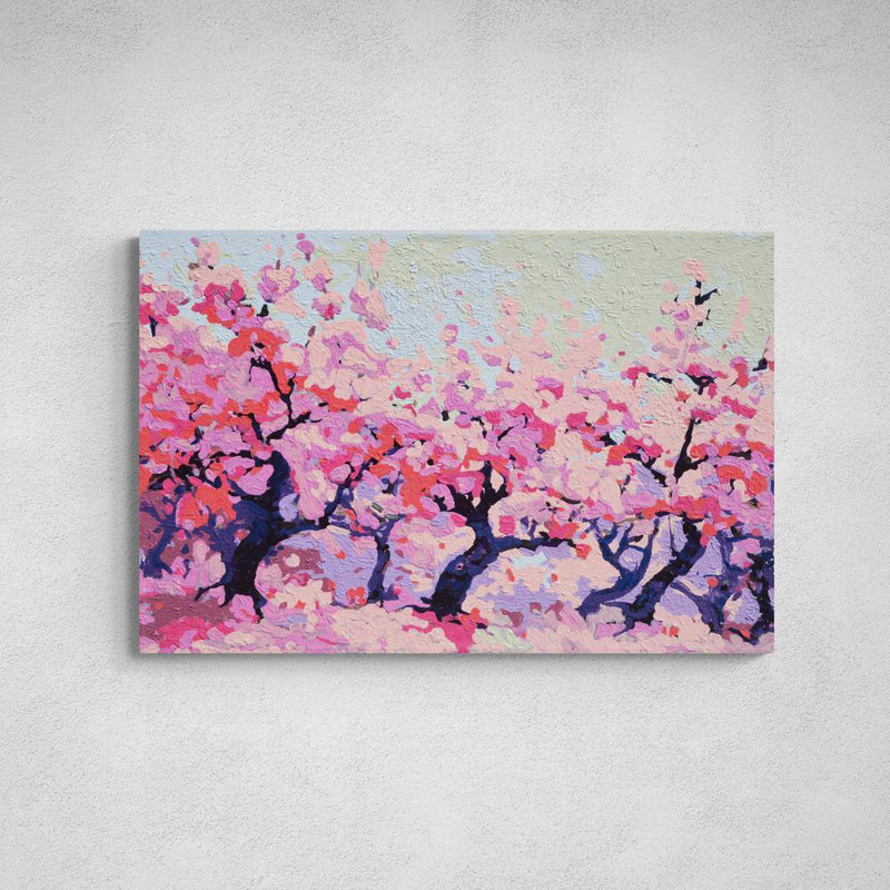 Cherry Blossom, 24" H x 36" W
