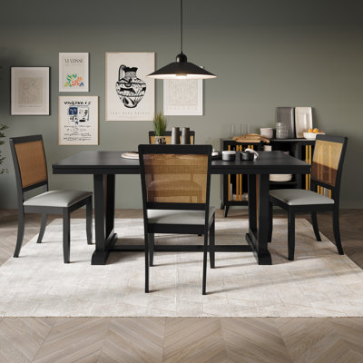 Taire Double Pedestal Dining Set