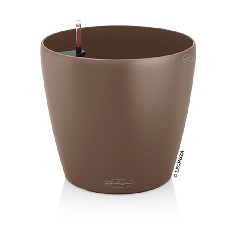 Classico Pot Planter, 19 cm H x 17 cm W x 11 cm D, Nutmeg