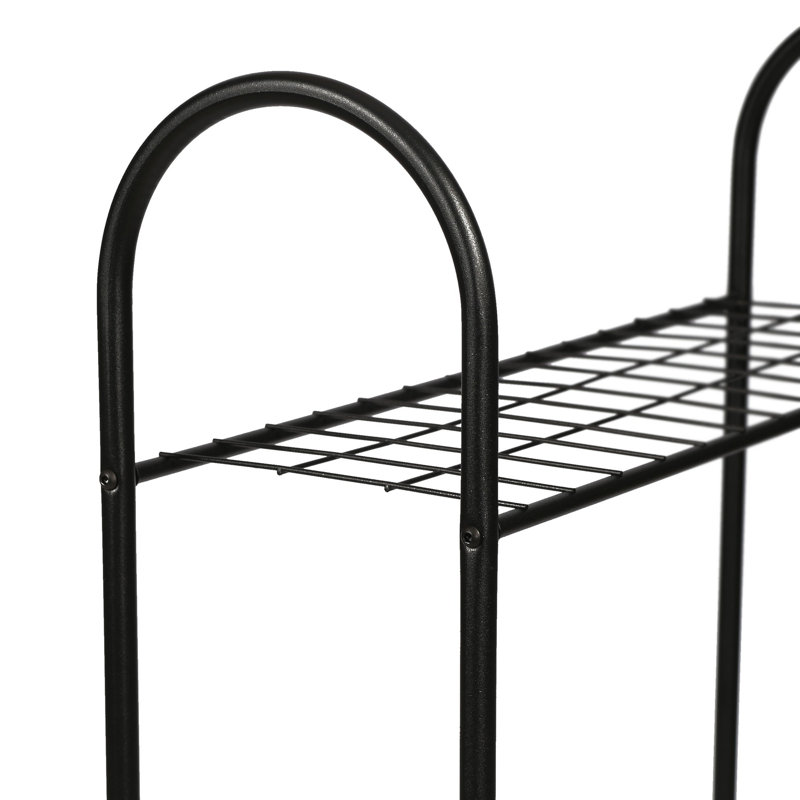 Support pour plante de jardinière 2 niveaux