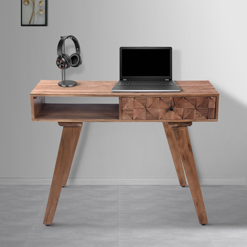 Bureau en bois d'acacia