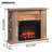43.31'' W Electric Fireplace with 4500 BTU