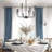 Emilyn 8 -Light Black Candle Style Classic Chandelier