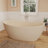 Fslefay 65'' Freestanding Bathtub Solid Surface Deep Soaking Tubs-121303093