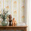 Non-Pasted Non-Woven 3D Embossed Wallpaper Roll