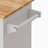 Kitchen Island Cart with Expandable Desktop and Large Storage-529338661