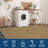 Washable Area Rug Modern Modern Area Rug Low Pile,Non-Slip Soft,Mark-Resistant,Collapsible Carpet for Living Room,Bedroom,Dining Light-1909534575-1909534562