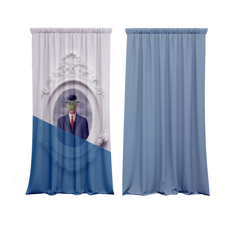 Blackout Curtain Panel Pair, 148 W x 350 D cm