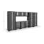 Système de rangement complet pour garage 10 pièces Bold Series-33399332-33399334