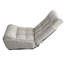 Lazy Chair For Room - Chambre à coucher inclinable et réglable en lin gris multifonctionnel et confortable