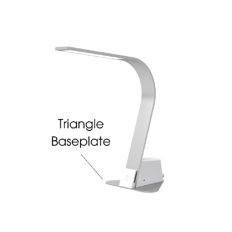 LED Desk Table Lamp, Silver