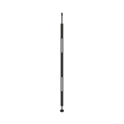 Iron Baluster Square Black (12-Pack)