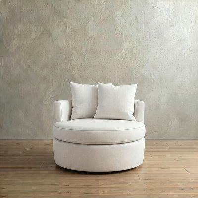 Fauteuil rembourré pivotant Dara Harlow